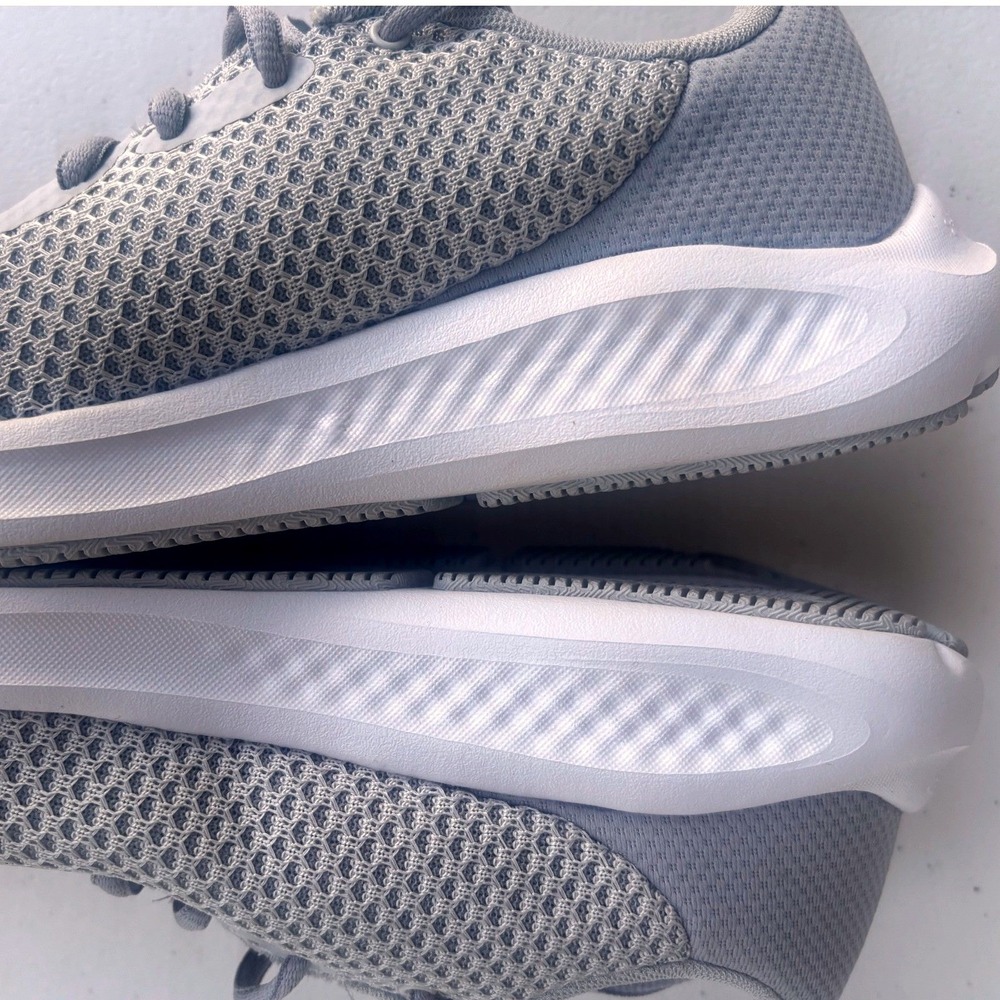 Under Armour Charged Pursuit 3 Women 6.5 Gray Running Shoes Mesh Sneaker - Picture 4 of 13
